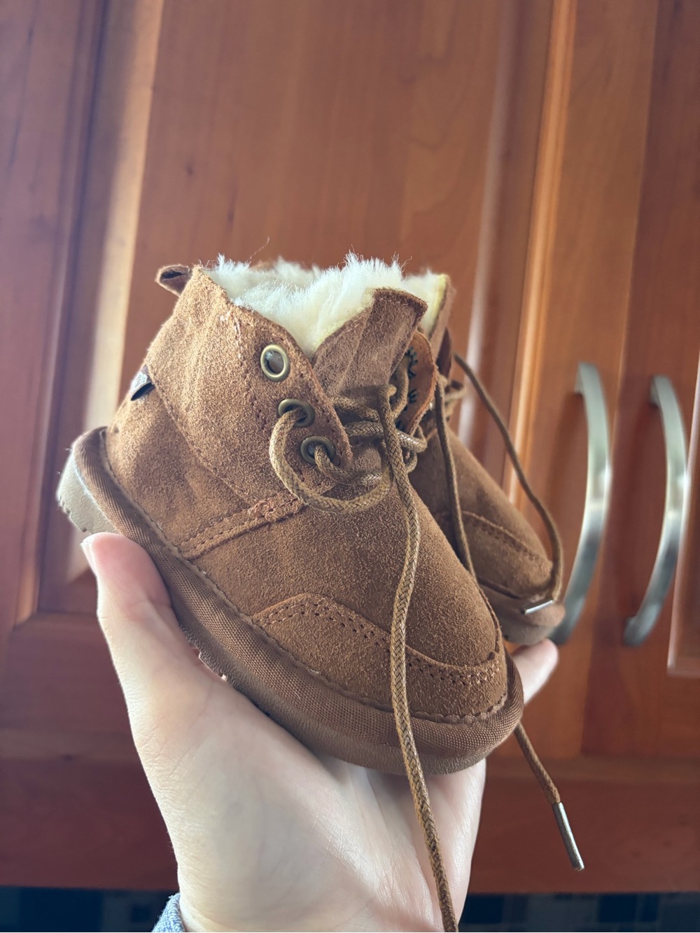 Lamo | Baby Suede Chukka Boots - Chestnut Brown | Size: 6